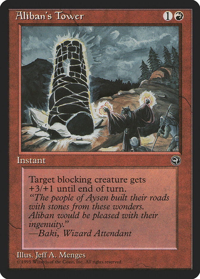 Aliban's Tower card front