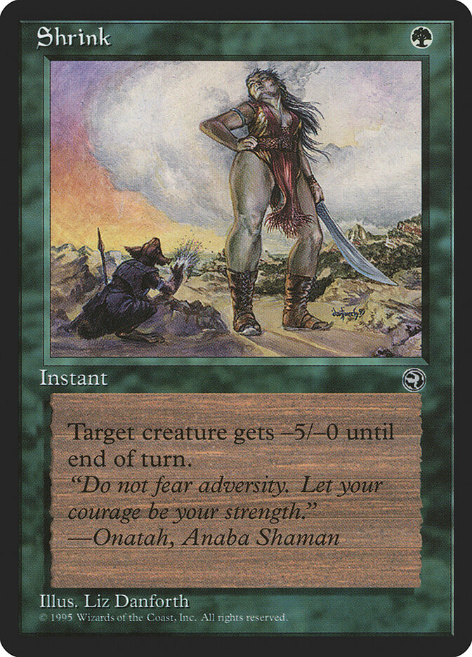 Shrink card front