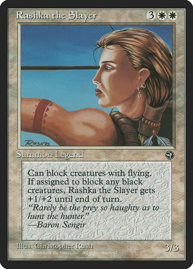 Rashka the Slayer card front