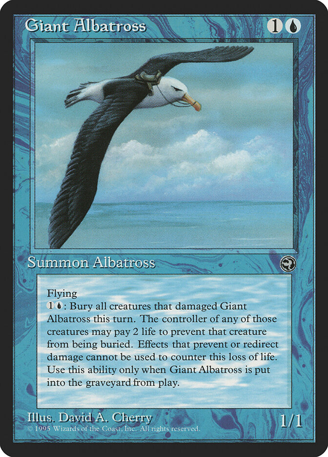 Giant Albatross card front