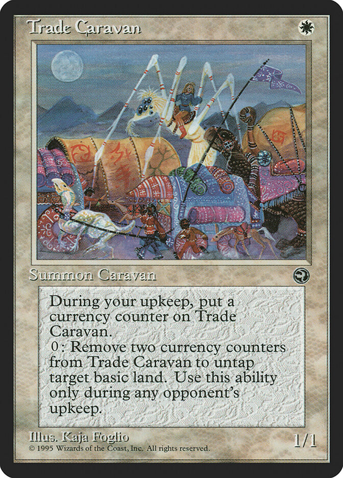 Trade Caravan card front