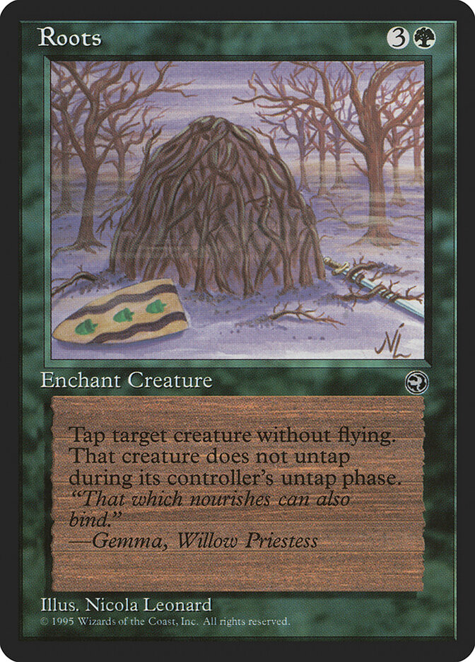 Roots card front