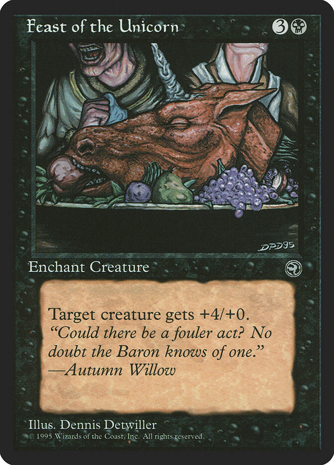 Feast of the Unicorn card front
