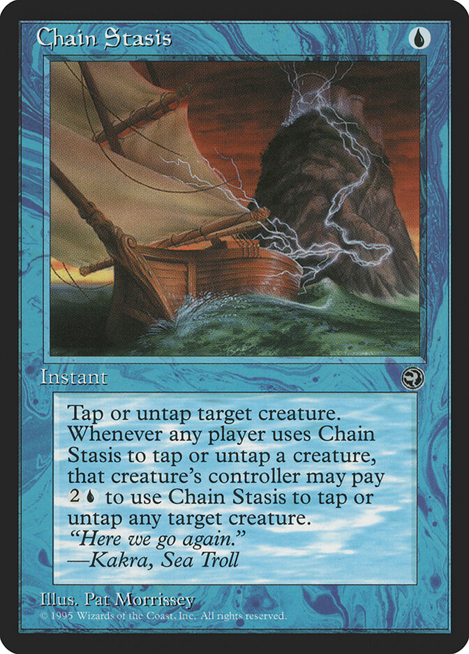 Chain Stasis card front