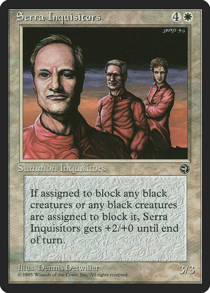 Serra Inquisitors card front