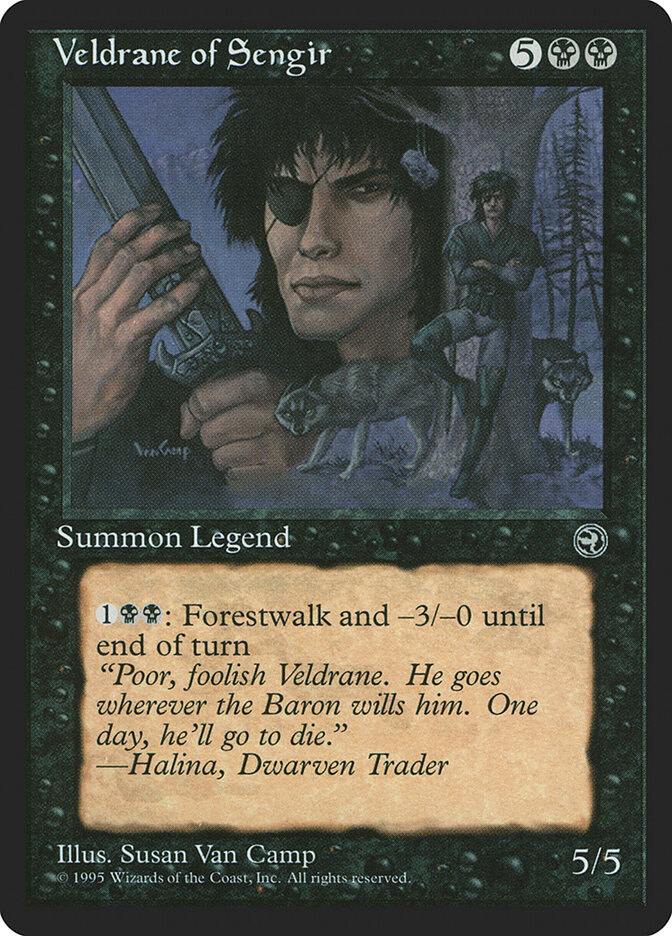 Veldrane of Sengir card front