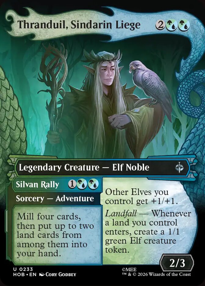 Thranduil, Sindarin Liege card front