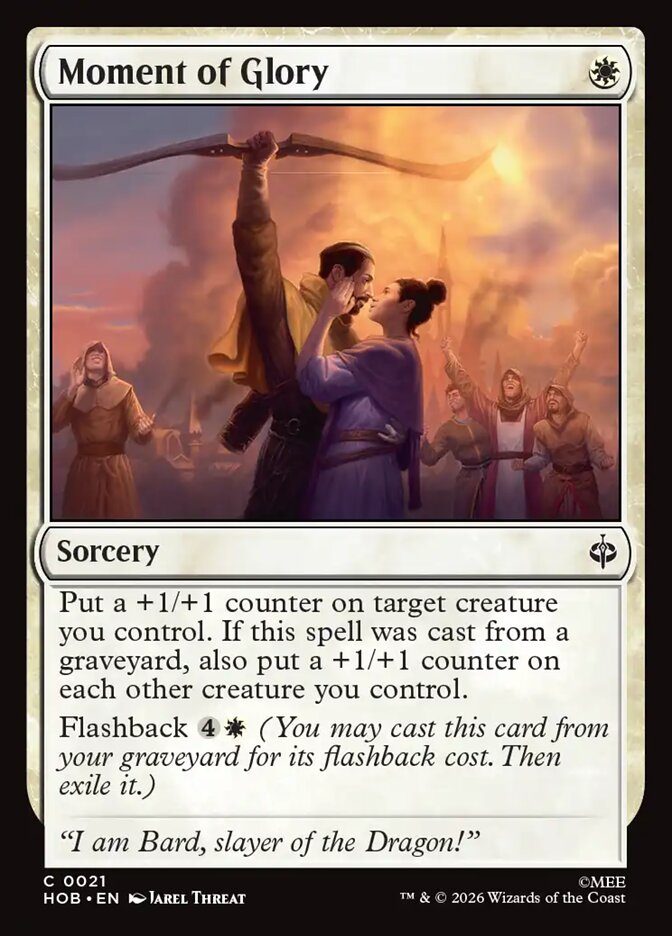 Moment of Glory card front