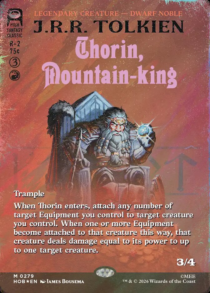 Thorin, Mountain-king card front