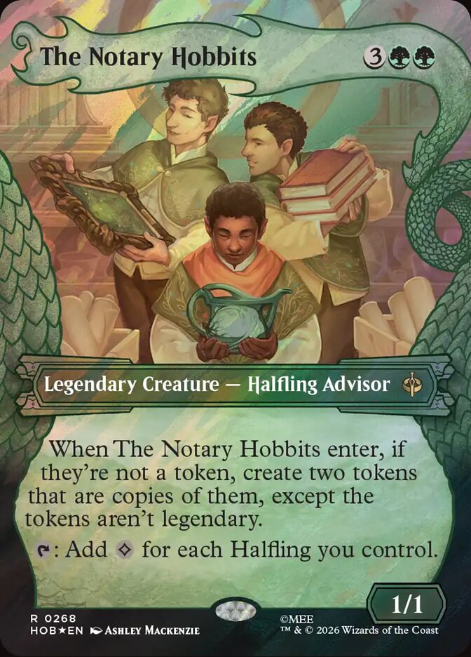 The Notary Hobbits card front