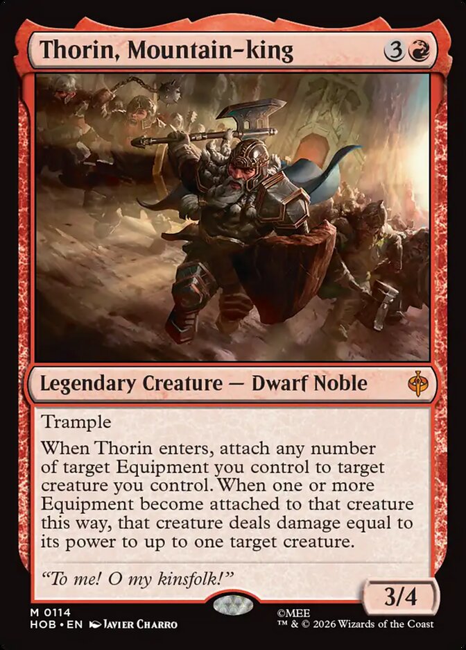 Thorin, Mountain-king card front