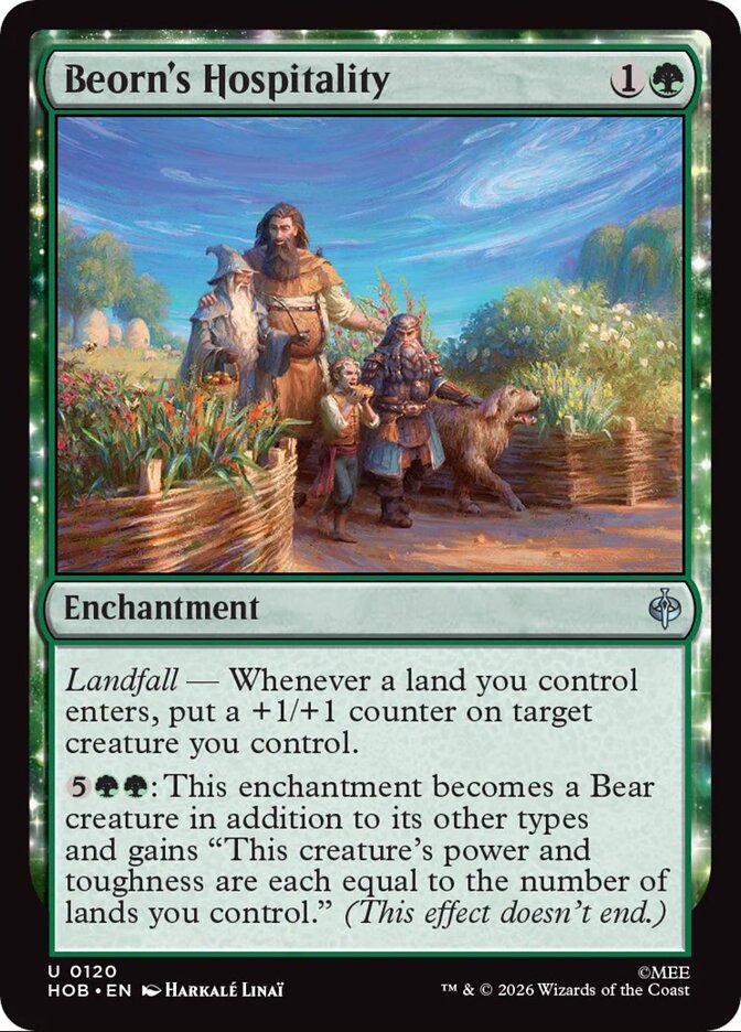 Beorn's Hospitality card front