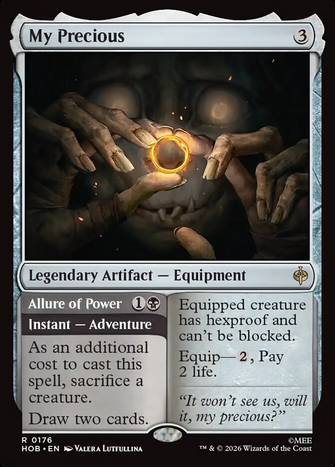 My Precious card front
