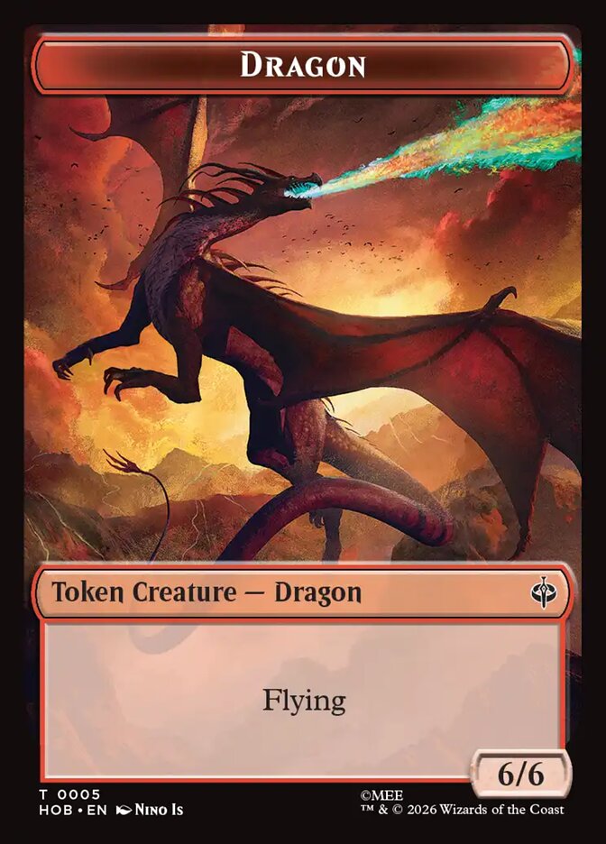 Dragon card front