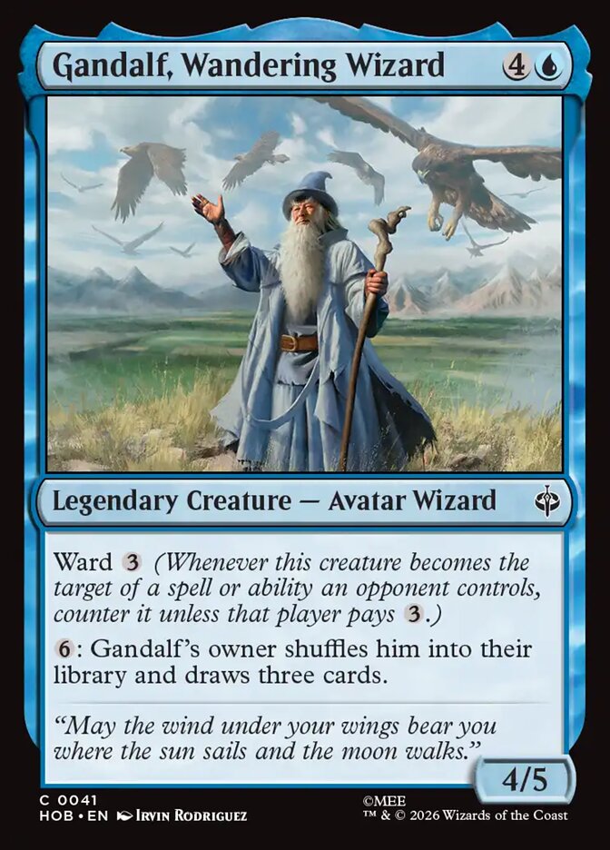 Gandalf, Wandering Wizard card front