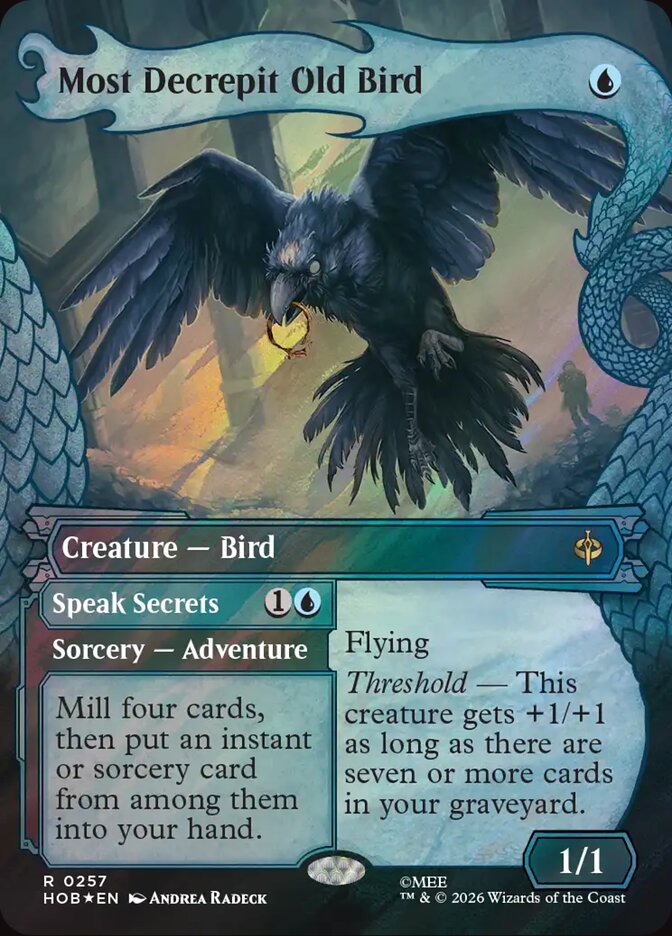 Most Decrepit Old Bird card front