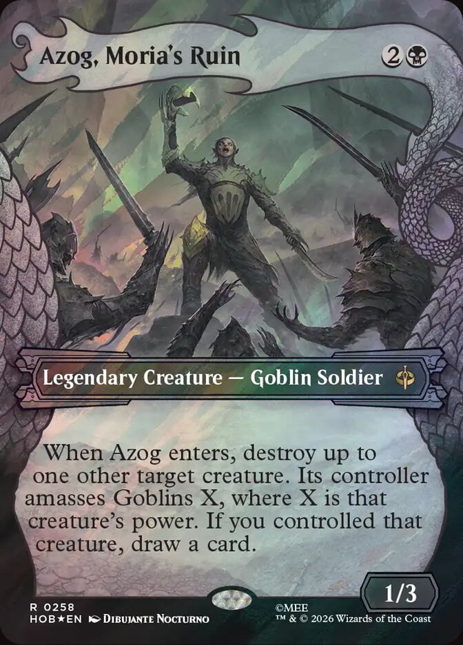 Azog, Moria's Ruin card front