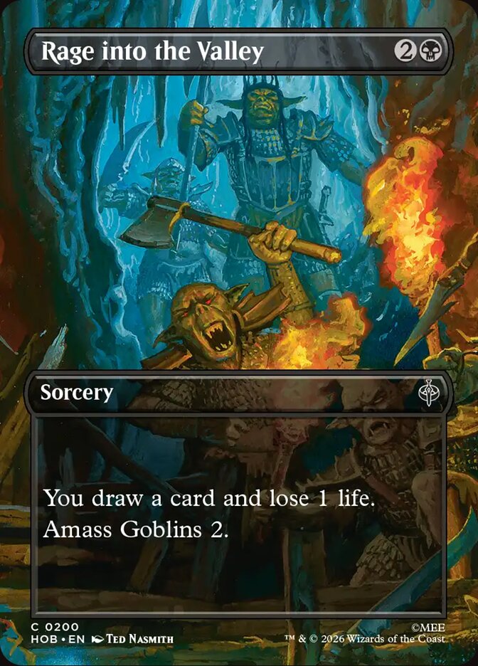 Rage into the Valley card front