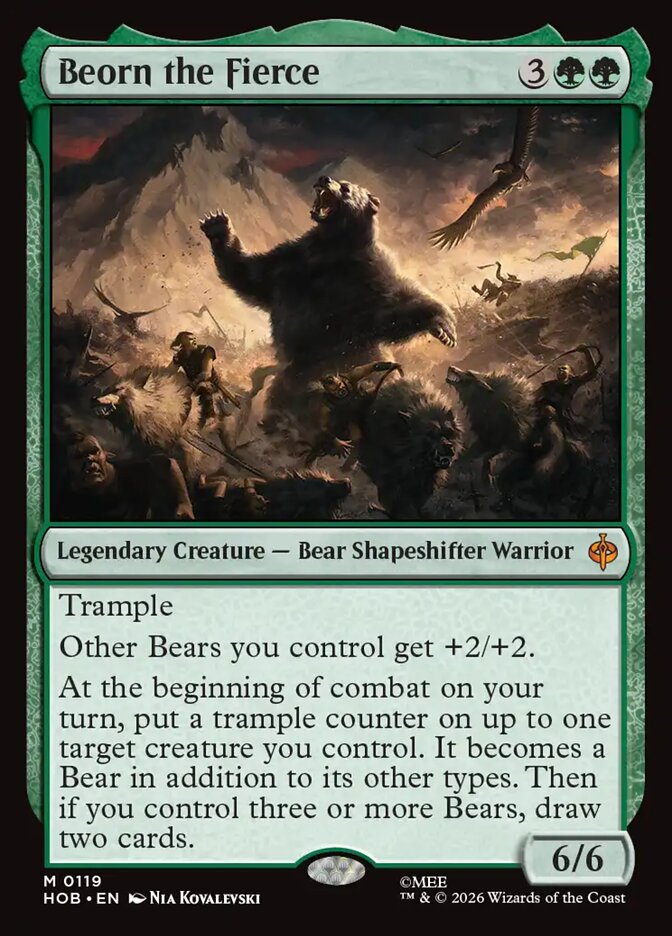 Beorn the Fierce card front