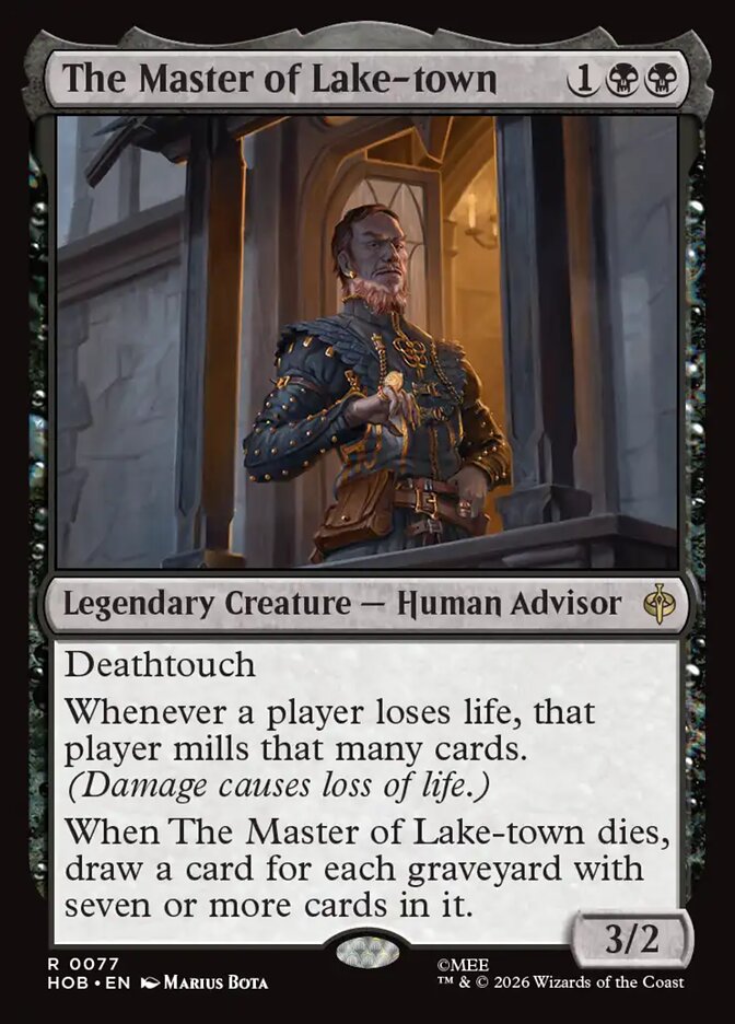 The Master of Lake-town card front