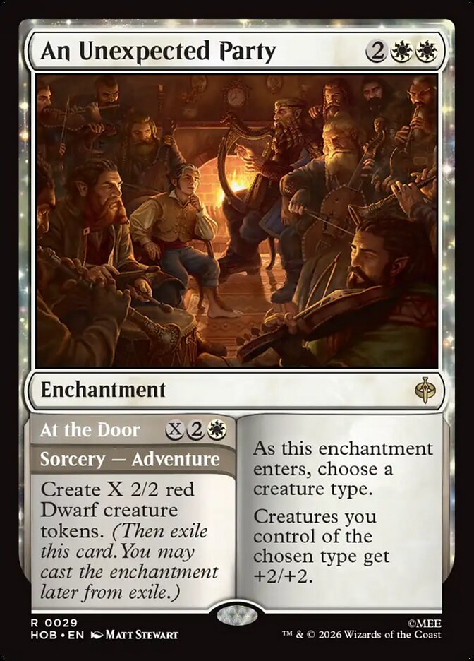 An Unexpected Party card front