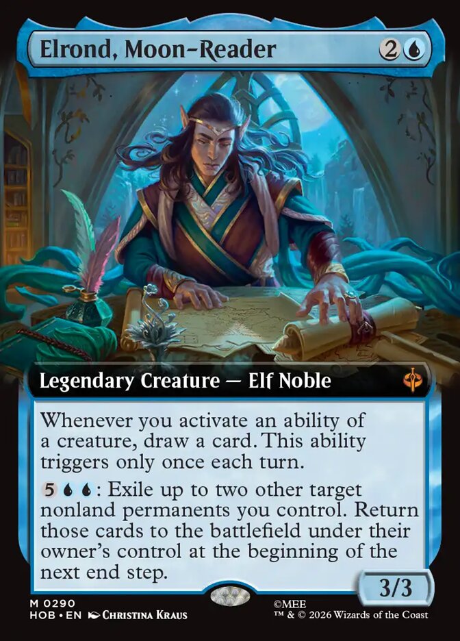 Elrond, Moon-Reader card front