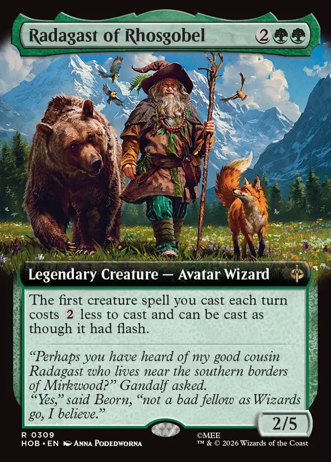 Radagast of Rhosgobel card front