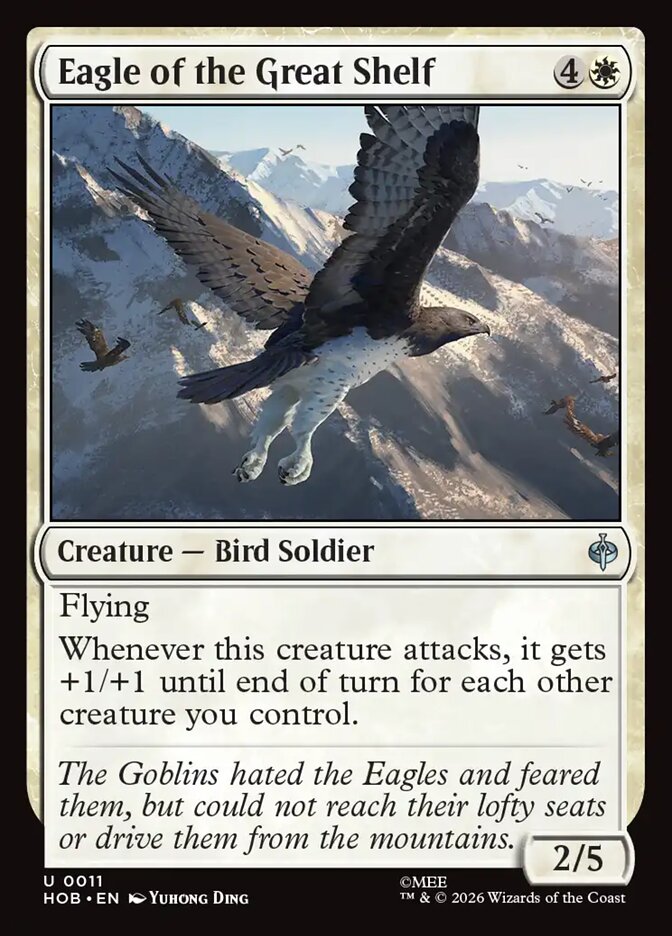 Eagle of the Great Shelf card front