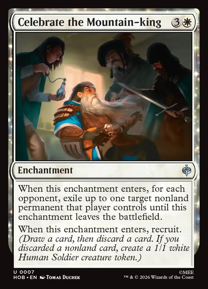 Celebrate the Mountain-king card front