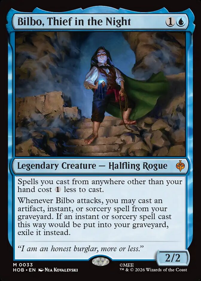 Bilbo, Thief in the Night card front