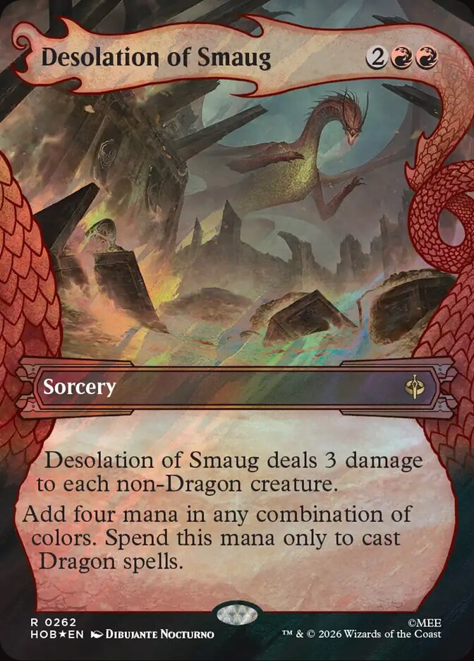 Desolation of Smaug card front