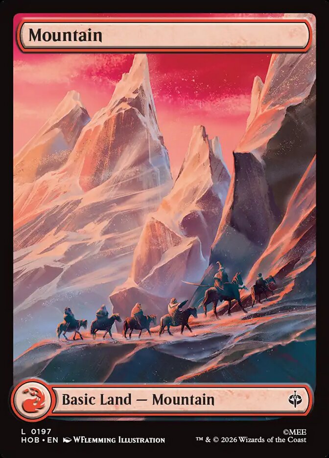 Mountain card front