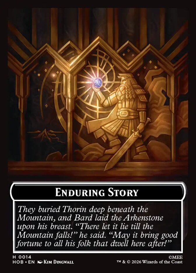 Enduring Story card front