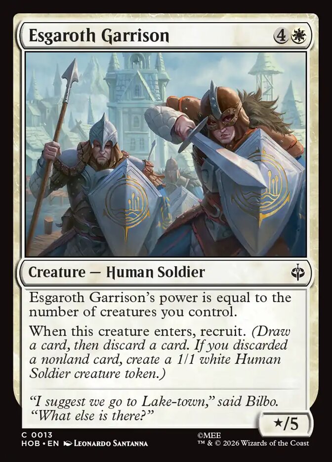 Esgaroth Garrison card front