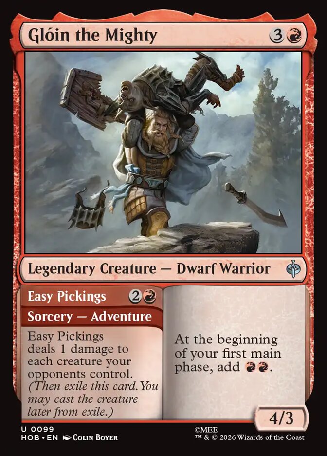 Glóin the Mighty card front