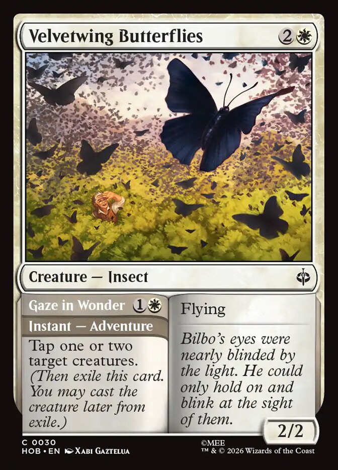 Velvetwing Butterflies card front