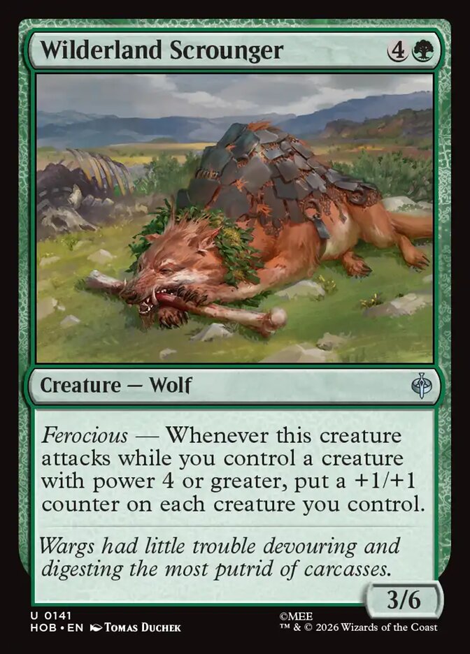 Wilderland Scrounger card front