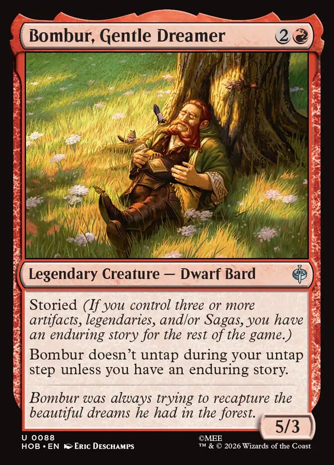 Bombur, Gentle Dreamer card front