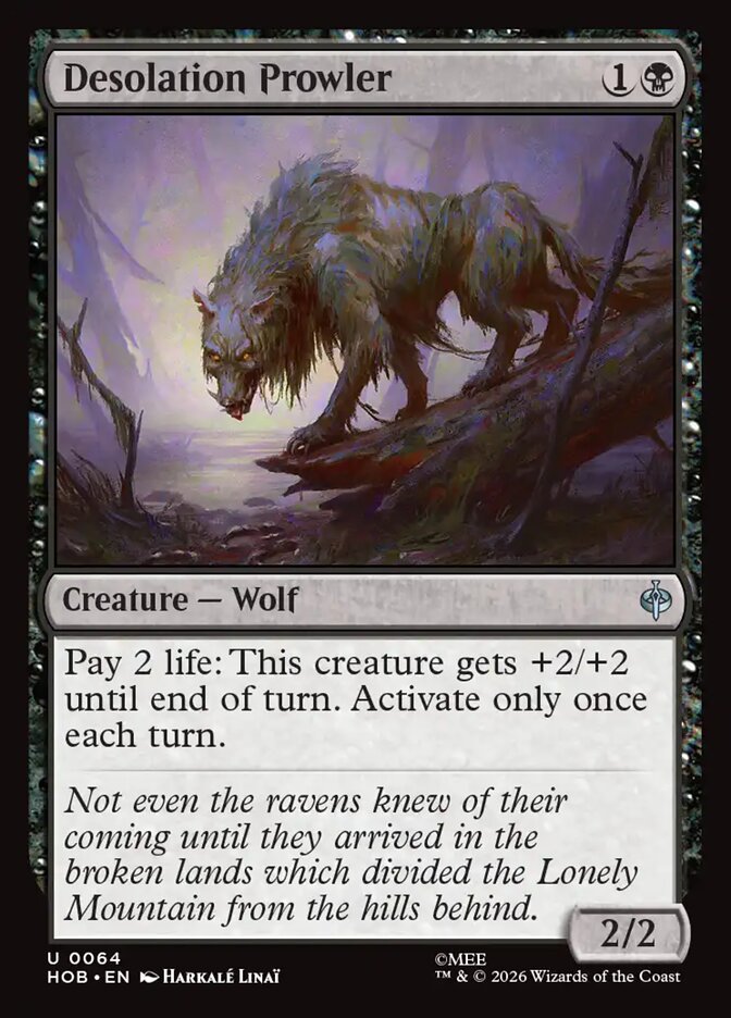 Desolation Prowler card front