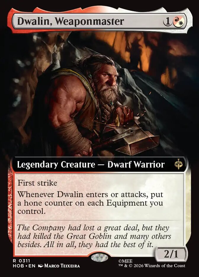 Dwalin, Weaponmaster card front
