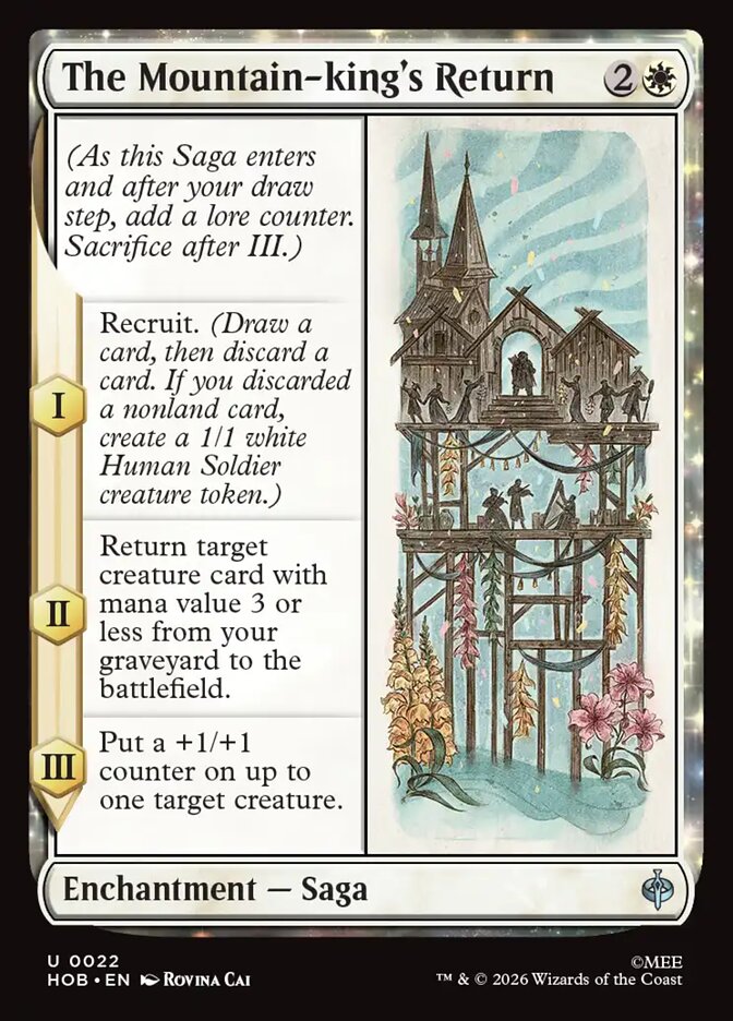 The Mountain-king's Return card front