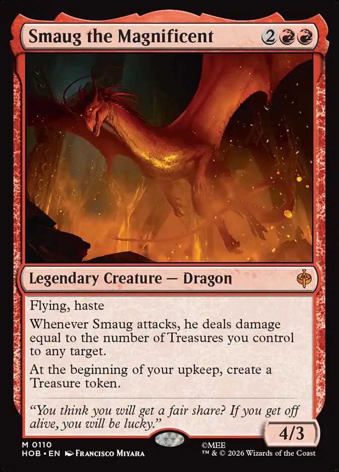 Smaug the Magnificent card front