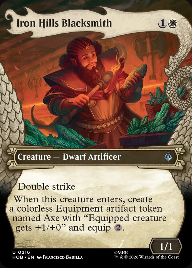 Iron Hills Blacksmith card front