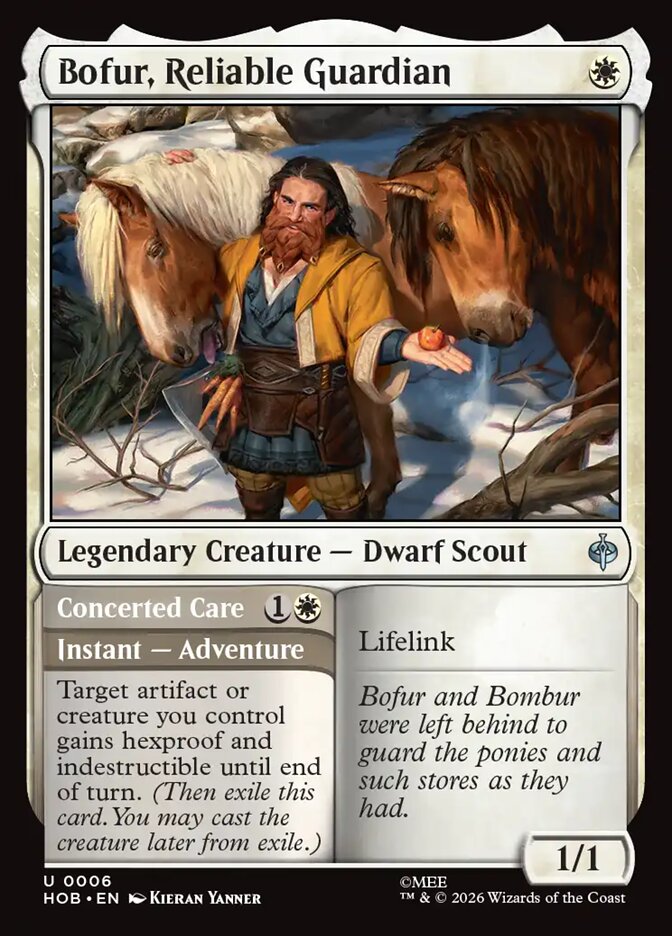 Bofur, Reliable Guardian card front