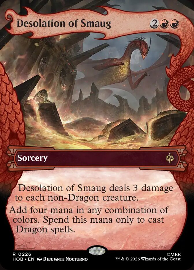 Desolation of Smaug card front