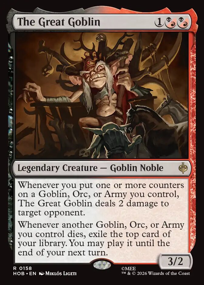 The Great Goblin card front