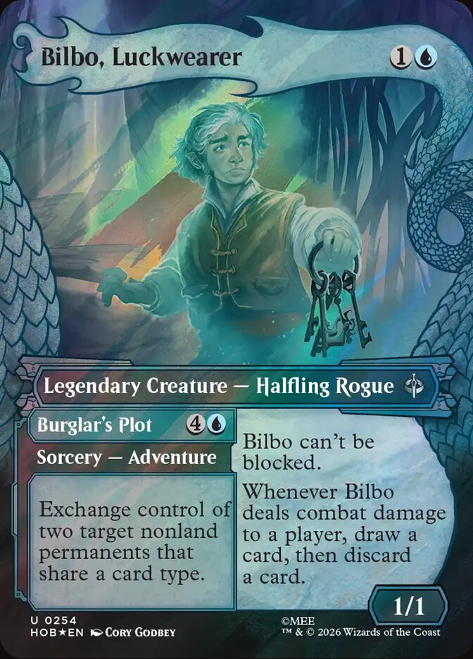 Bilbo, Luckwearer card front