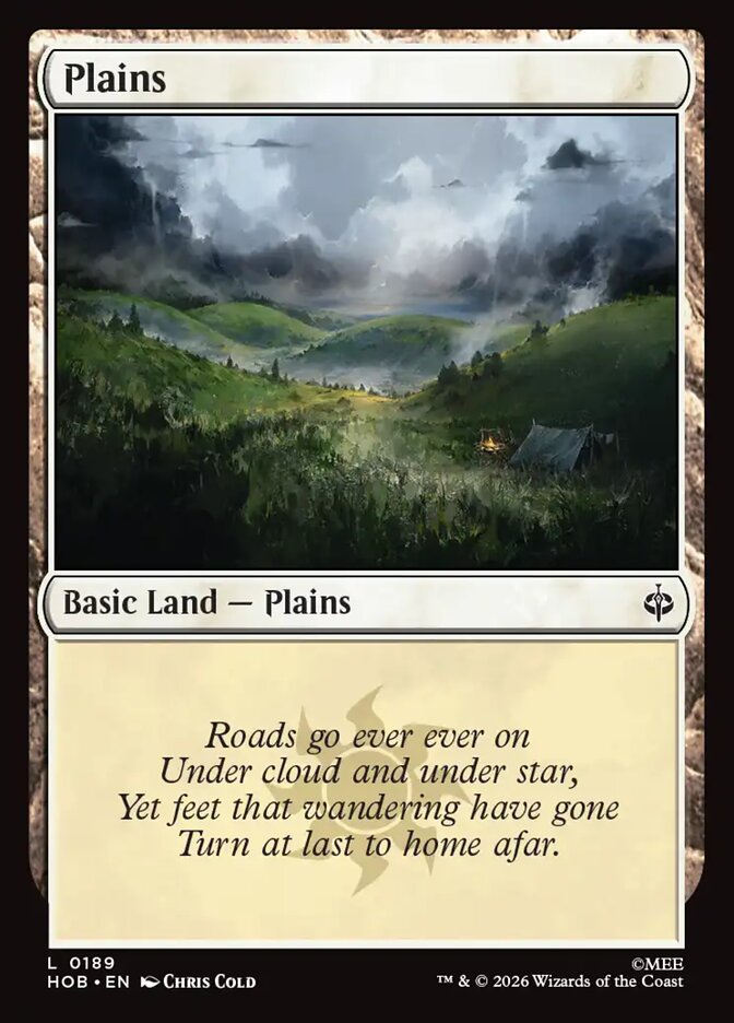 Plains card front