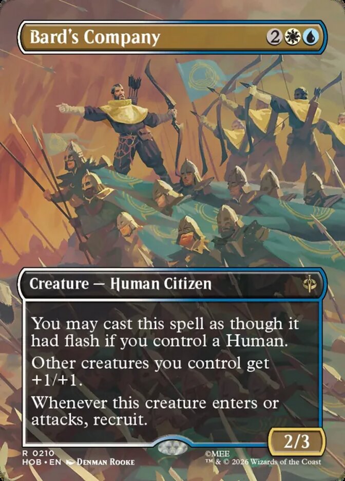 Bard's Company card front