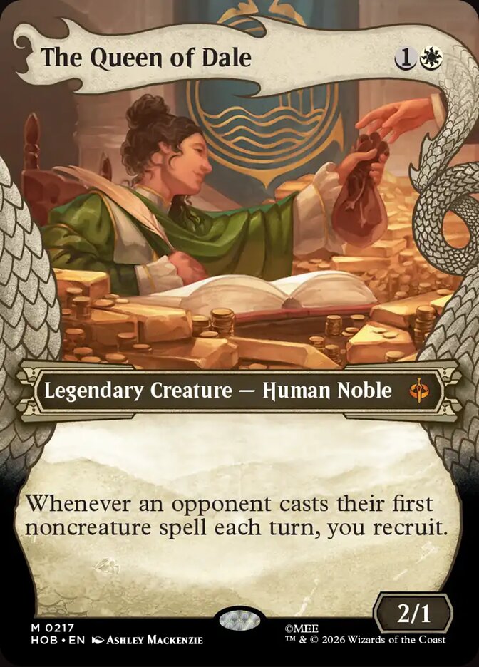 The Queen of Dale card front